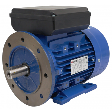 SILNIK ELEKTRYCZNY 1,1kW 230V 1410obr 1FAZOWY KONDENSATOR PRACY ROZRUCHU